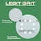 Legit Grit 5 inch Sand paper Disc, 8-Hole, 600 Grit, 50PK LG5-8600-50 - alternate 7